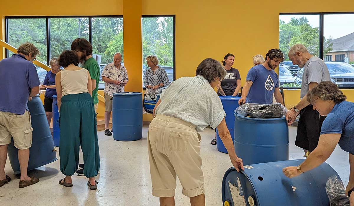 Williston Rain Barrel workshop